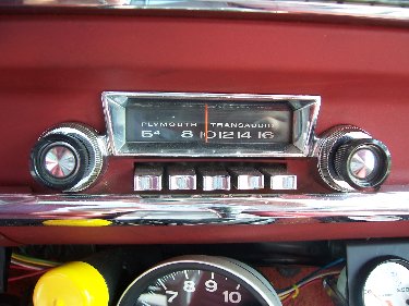 1967 Plymouth Satellite AM Radio